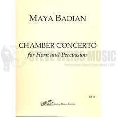 Badian-Chamber Concerto for Horn and Percussion (S-n2)- V/M/2T/HN