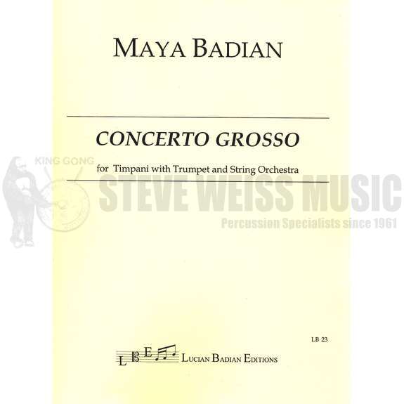 Badian-Concerto Grosso (Full score)-4T/TP/String orch.