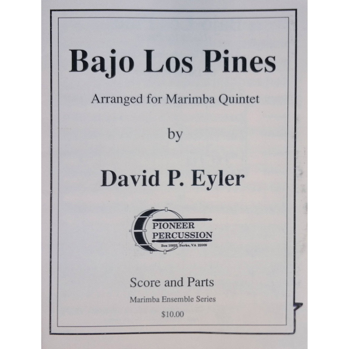 Bajo Los Pines by David Eyler