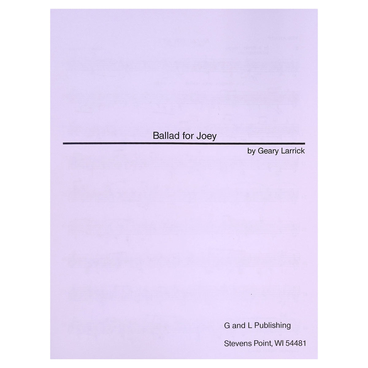 Ballad for Joey by Geary Larrick vibraphone