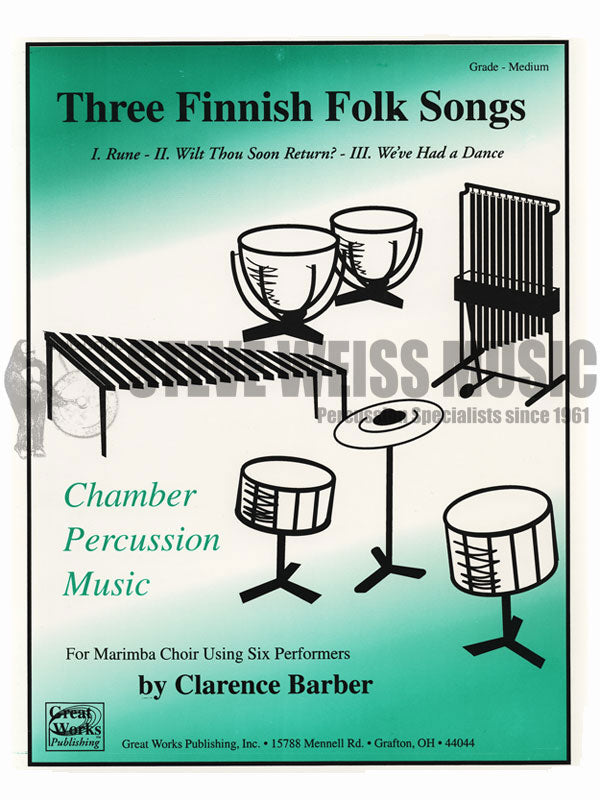 Barber (arr.)-Three Finnish Folk Songs (SP)-6M