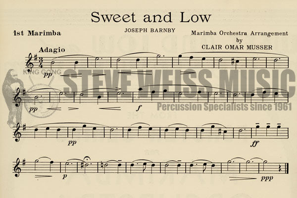 Barnby-Sweet and Low/My Old Kentucky Home arr. Musser (P)-5M