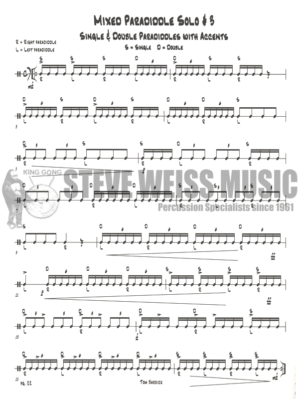 Barrick-Paradiddle Workbook