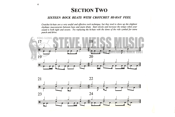 Bartlett-100 More Rock Beats for Drum Kit