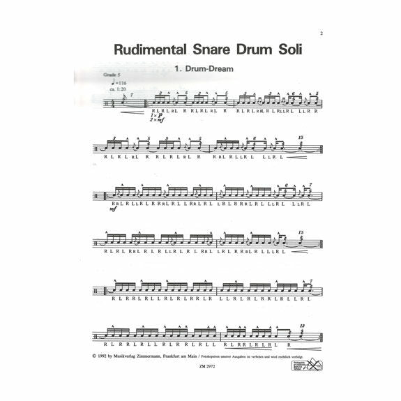 Basler-Rudimental Snare Drum Soli