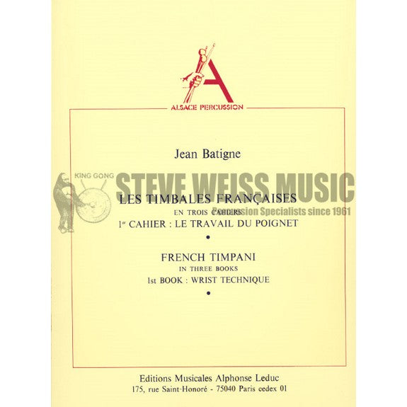 Batigne-French Timpani (Bk 1) Wrist Technique
