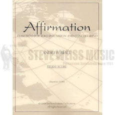 Beall-Affirmation (Study score w/solo part)-Solo M/P/Band