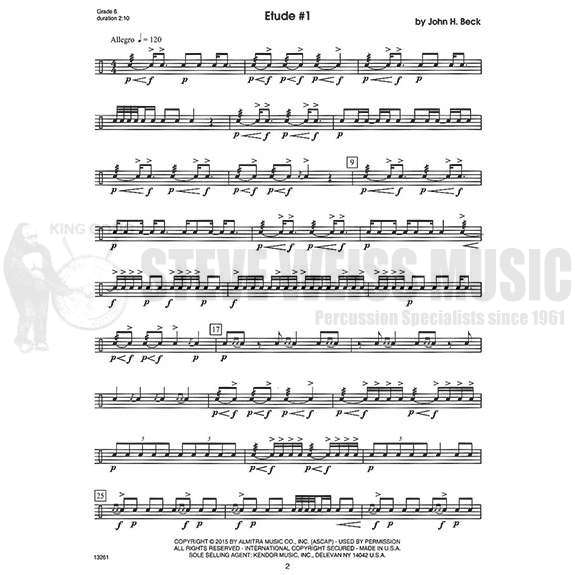 Beck-Classical Snare Drum Solos-SD