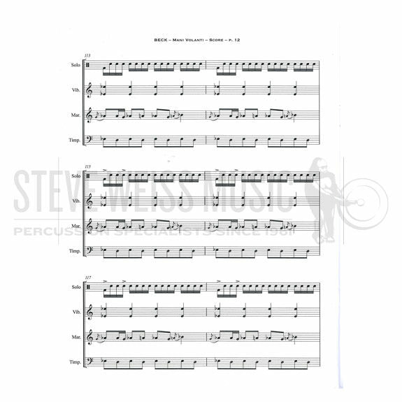 Beck-Mani Volanti (SP)-Solo hand drums/V/M/4T/P