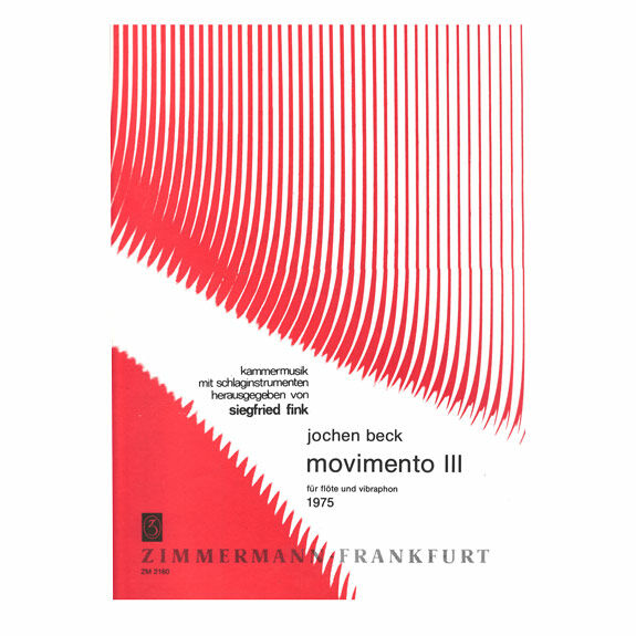 Beck-Movimento lll for Flute and Vibes (2S)-V/FL