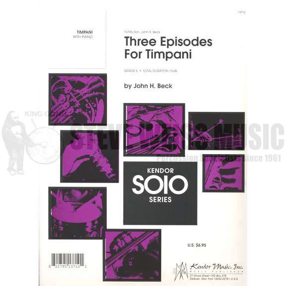 Beck-Three Episodes for Timpani-4T/P