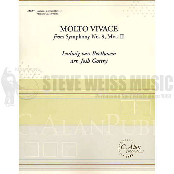 Beethoven-Molto Vivace from Symphony No. 9 arr Gottry (SP)-B/2V/C/X/2-5M/5T