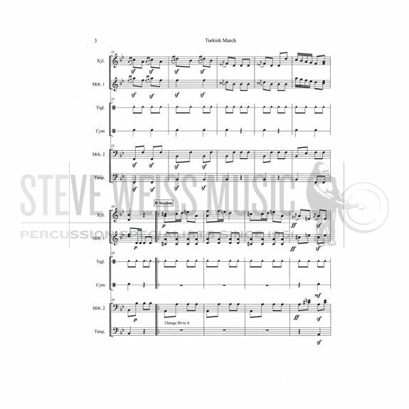 Beethoven-Turkish March arr. Lamb (SP)-X/2M/2T/P