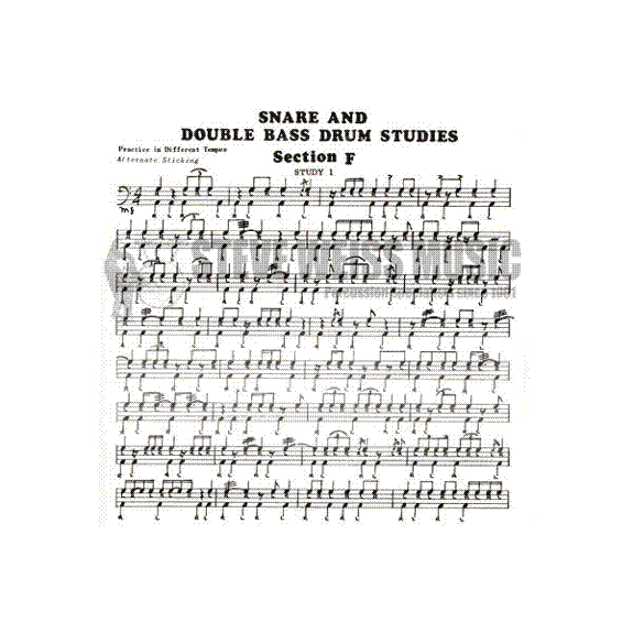 Bellson-Progressive Studies for Double Bass Drum