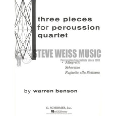Benson-Three Pieces for Percussion Quartet-P
