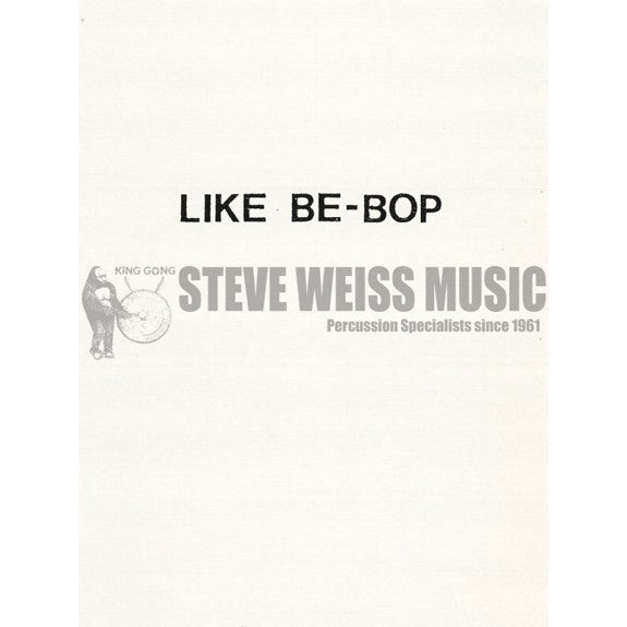 Bergamo-Like Be-Bop(SP)-M/V/P/-CB
