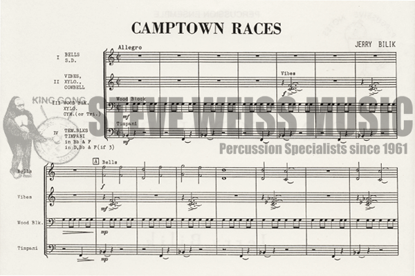 Bilik-Camptown Races-P/3T/B/V/X
