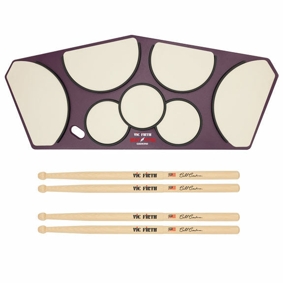 Bill Bachman Signature Bundle Vic Firth Billy Club Tenor Drumsticks and HHPQSR Tenor Pad