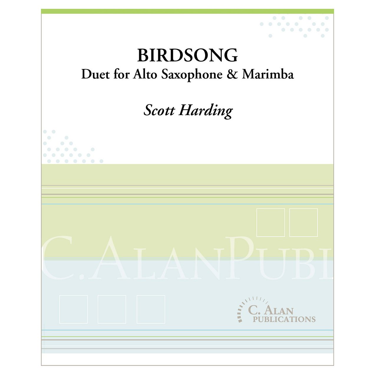Birdsong by Scott Harding Sheet Music Score Cover
