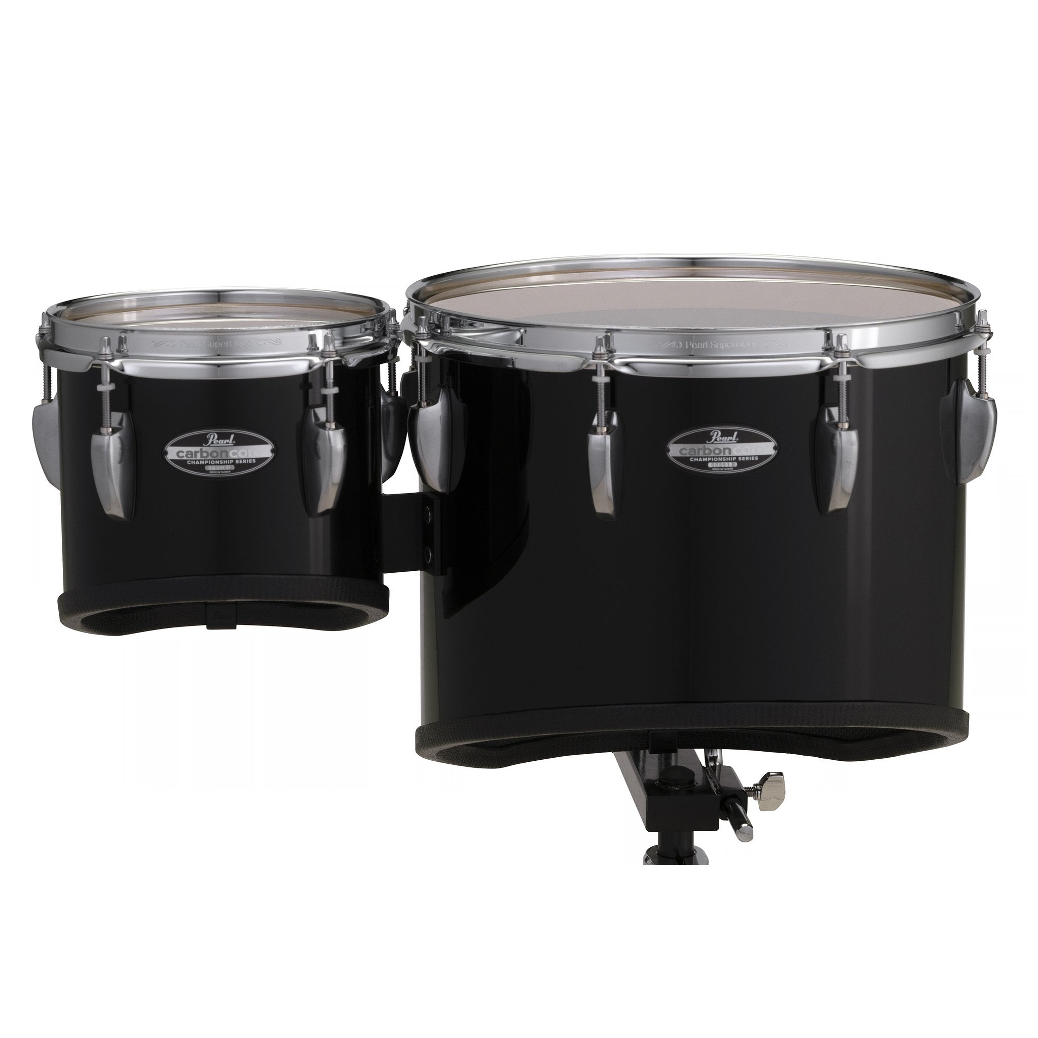Black Lacquer - Pearl Championship Series Set of 2 Marching Tenor Drums PMTML148ST/A103