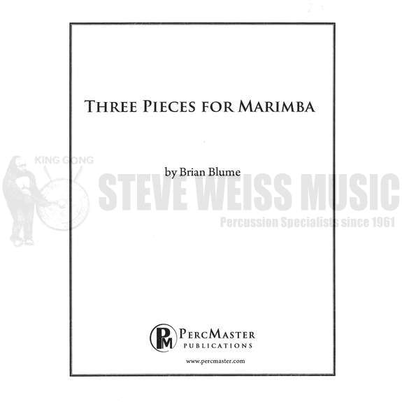 Blume-Three Pieces for Marimba-M