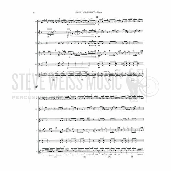 Blume-Under the INfluence (SP)-B/2V/C/Cro./2M/P