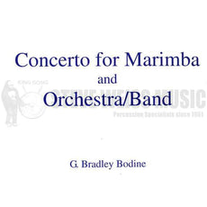 Bodine-Concerto for Marimba & Orchestra/Band (SP)-M/PN red.