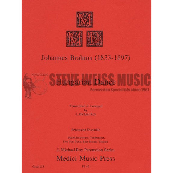 Bohm-Hungarian Dance arr. Roy (SP)-M/PN