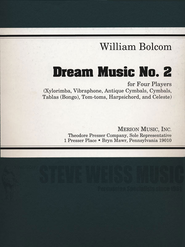 Bolcom-Dream Music No. 2(S)-P/X/V/Crot- HPSCHD/CEL