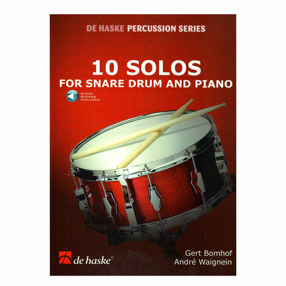 Bomhof/Waignein-10 Solos for Snare Dr./Piano (SP)-SD/PN