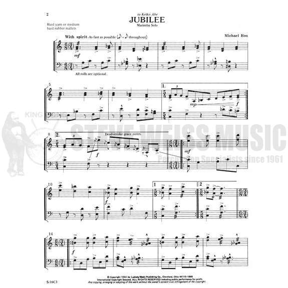 Boo-Jubilee for Marimba-M
