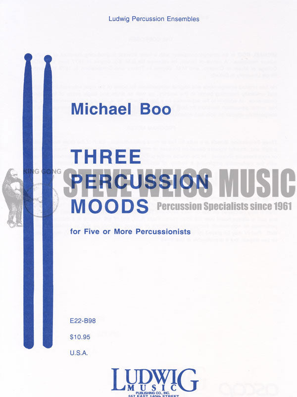 Boo-Three Percussion Moods-P/3T/X