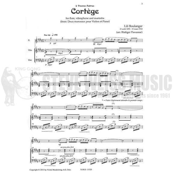 Boulanger-Cortege arr. Pawassar (SP)-V/M/FL
