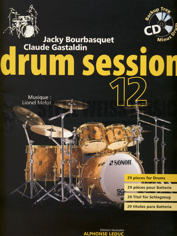 Bourbasquet-Drum Session 12 (w/CD)