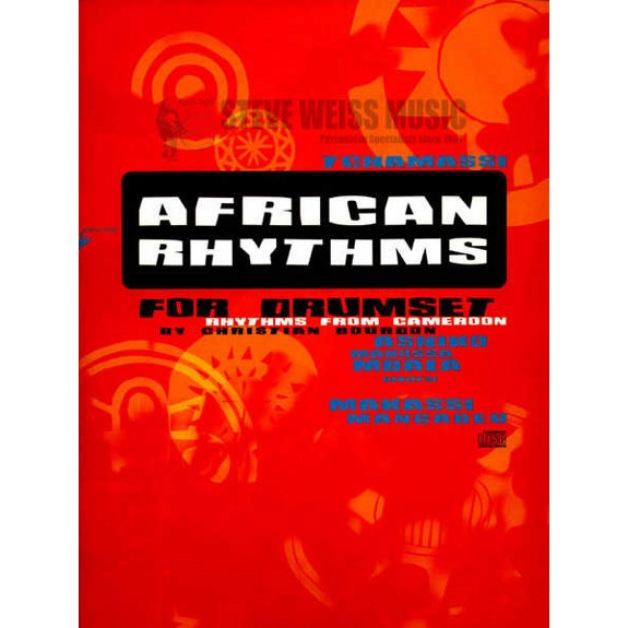 Bourdon-African Rhythms for Drumset (w/CD)