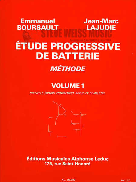 Boursault/Lajudie-Bk I Etude Progressive de Batterie