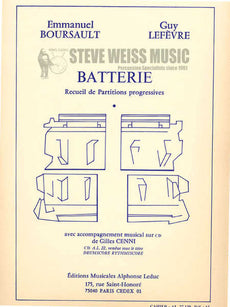 Boursault/LeFevre-Batterie: Recueil de Partitions Progressives (CD)