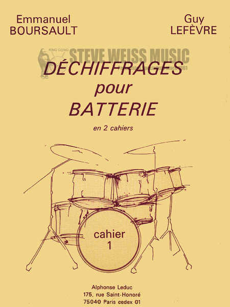 Boursault/Lefevre-Bk 2 Dechiffrages pour Batterie