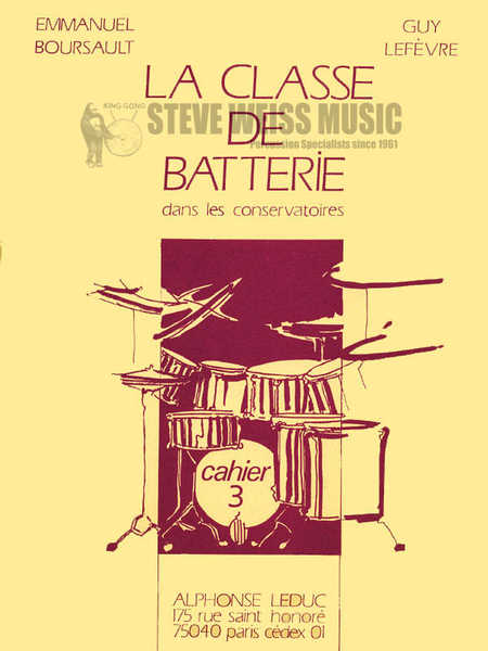 Boursault/Lefevre-Vol 3 La Classe de Batterie