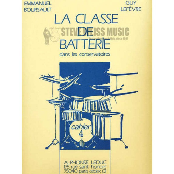 Boursault/Lefevre-Vol 4 La Classe de Batterie
