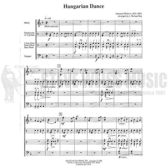 Brahms-Hungarian Dance (SP)-Roy-P/T/X
