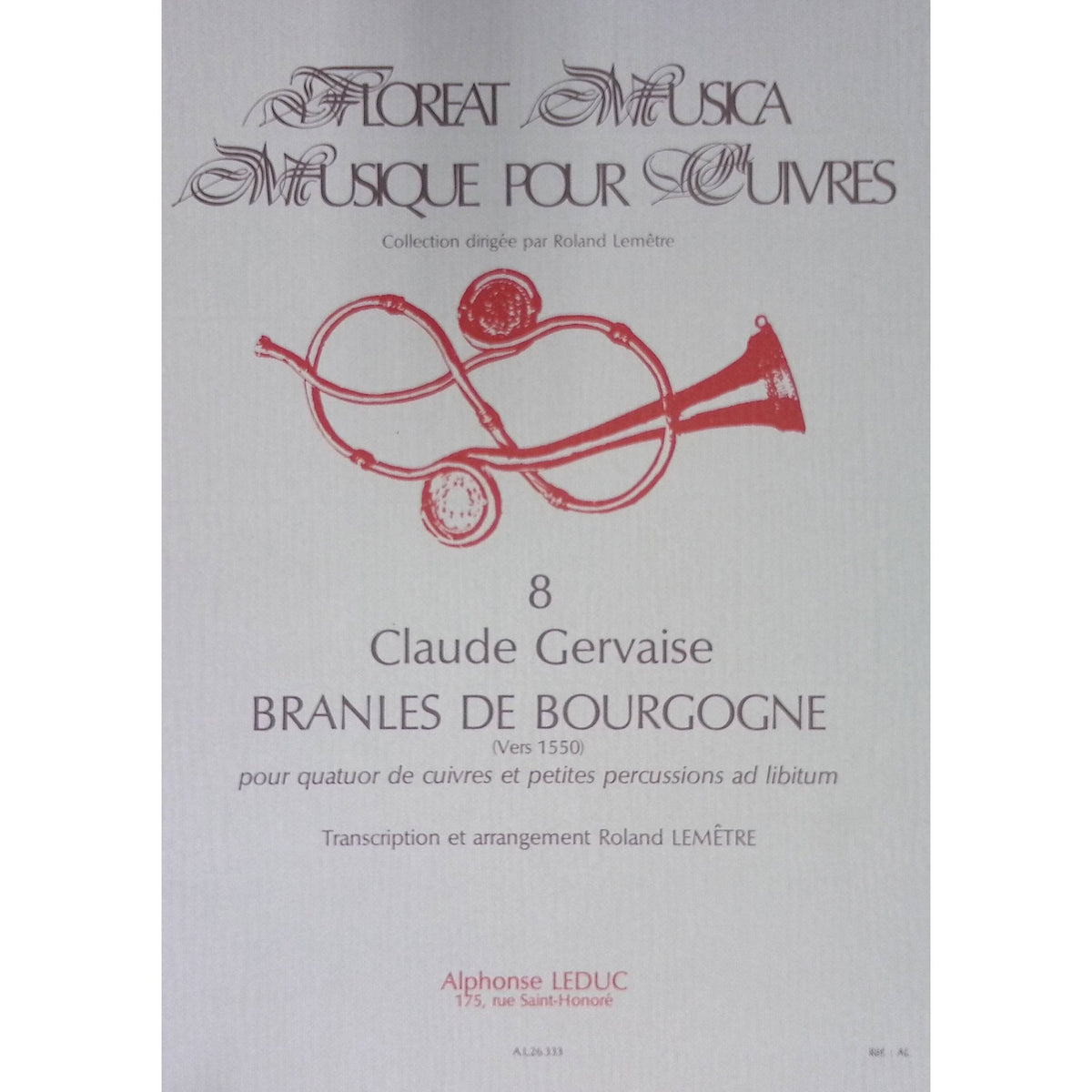 Branles De Bourgogne by Claude Gervaise