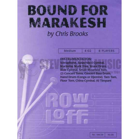Brooks-Bound for Marrakesh (SP)-V/M/4T/P