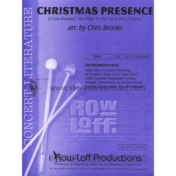 Brooks-Christmas Presence (SP)-B/V/M/4T/P