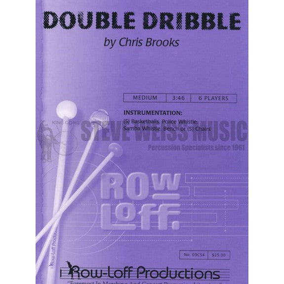 Brooks-Double Dribble (SP)-Basketballs, police whistle, samba whistle