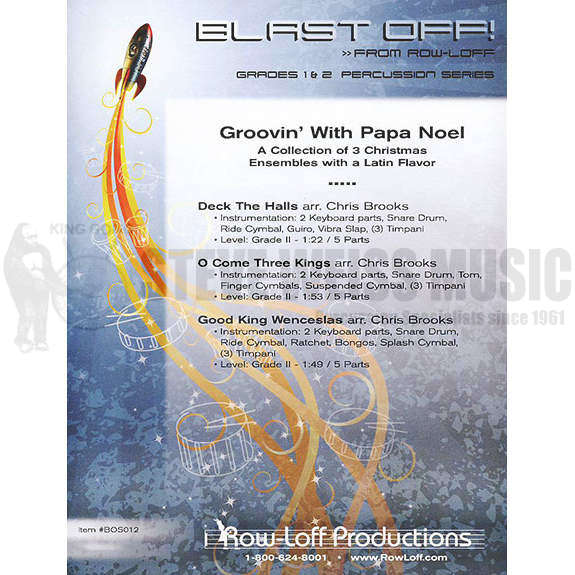 Brooks-Groovin' with Papa Noel (SP)-2 mallet inst./3T/P