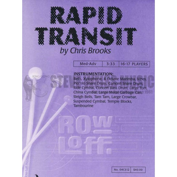 Brooks-Rapid Transit (SP)-B/V/X/M/P