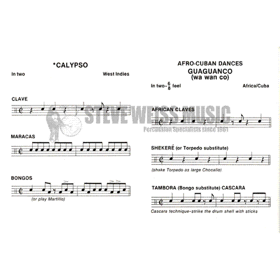 Brown-Afro-Latin Rhythm Dictionary