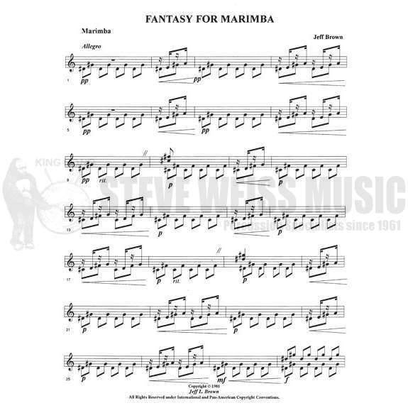 Brown, J.-Fantasy for Marimba-M