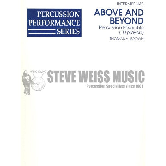 Brown, T.-Above and Beyond (SP)-P/B/X/V/2M/4T/DS/2Synths
